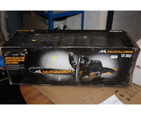 A McCULLOCK CS360T PETROL CHAINSAW