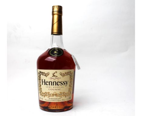 Bottle of Hennessy cognac 1 litre