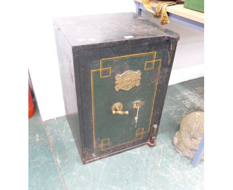 J Cartway & Sons West Bromwich vintage safe with key