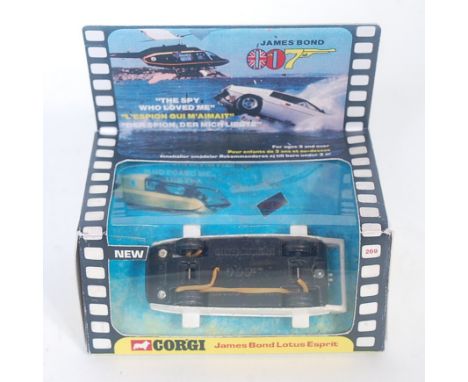 A Corgi Toys No. 269 James Bond Lotus Esprit saloon, housed in a reproduction window box (1/64 scale), some minor playwear