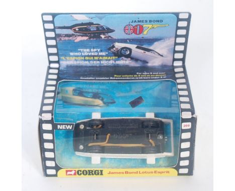 A Corgi Toys No. 269 James Bond Lotus Esprit saloon, housed in a reproduction window box (1/64 scale), some minor playwear