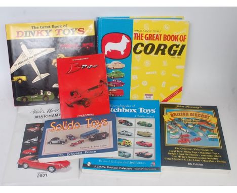 A collection of various hardback and softback model collecting books, to include The Great Book of Corgi,l The Great Book of 