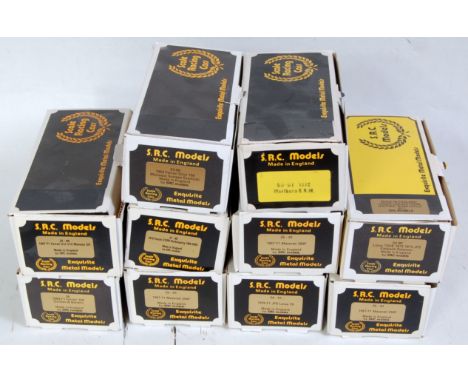 Ten various boxed SRC Models 1/43 scale Classic Car kits to include a Ferrari 312 V12 Monaco Grand Prix 1967, a 1972 Marlboro