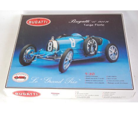 A Revival of Italy 1/20 scale white metal kit for a Bugatti 35 1924-26 Targa Florio racing car kit, appears as issued, in the