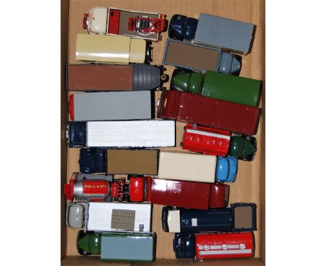 18 various white metal and resin kit built 1/76 scale commercial vehicles, to include a Foden Wreck Truck, a British Railways