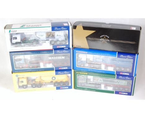 Six various boxed Corgi Hauliers of Renown 1/50 scale boxed diecasts, to include Ref. Nos. CC12008, CC12709, CC12105, CC12009