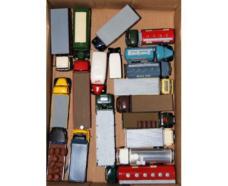 19 various white metal and resin kit built 1/76 scale commercial vehicles all built to a good standard to include a Portlands