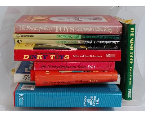 Nine various hardback diecast and model collecting books to include The Great Book of Dinky Toys, The Great Book of Corgi, Th