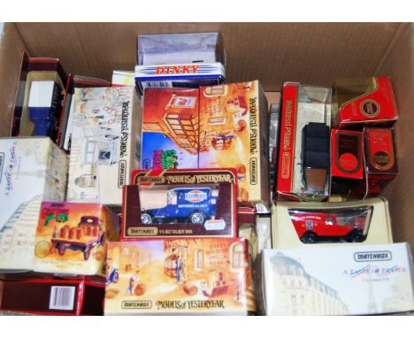 33 various boxed and window boxed Matchbox Models of Yesteryear and Dinky by Matchbox diecast, to include a Matchbox Great Be