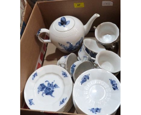 A Royal Copenhagen part tea service