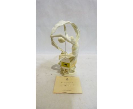 A Royal Worcester figure, 'The Dance of Time' by Maureen Halson. 10'' high