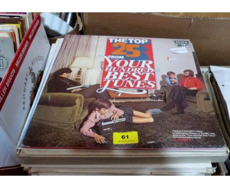 A quantity of long playing records