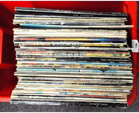 A large collection of vintage vinyl, to include War of the Worlds, Abba and more