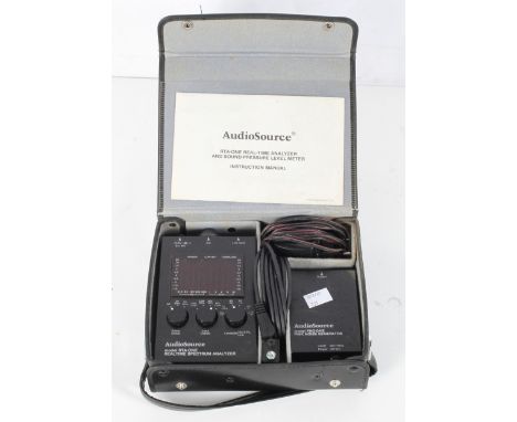 An Audio Source Real Time Spectrum Analyzer (RTA-ONE) and a Pink Noise Generator (PNG-ONE), with instruction manual and case