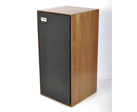 A Roger's Studio 1 speaker, serial no. ST028B, 8 ohms. 300 watts, within a wooden case, 64cm x 31cm x 31cm