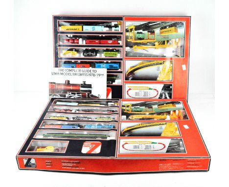 Two Lima OO gauge model train sets, 101857AW 'Container Unloader', in the original boxes