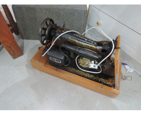 A Vintage singer electric sewing machine