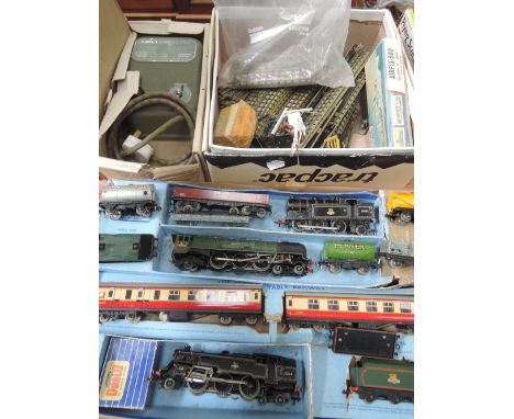 A selection of Hornby Dublo OO gauge including 4-6-2 loco and tender, Duchess of Montrose, 4-6-2  locomotive, 0-6-2 tank engi