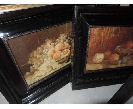 Three vintage fruity prints
