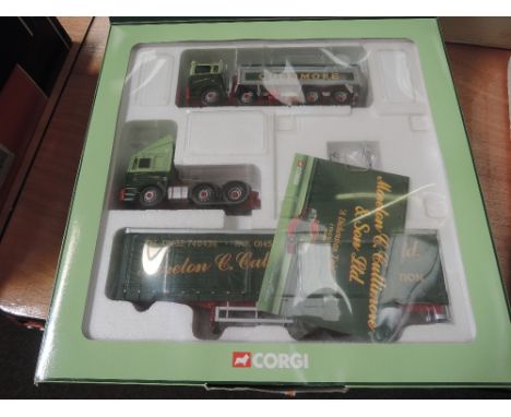 A 1:50 scale Corgi Limited Edition die-cast boxed set, Moreton C Cullimore & Sons Ltd, A Dickensien Tale CC99154