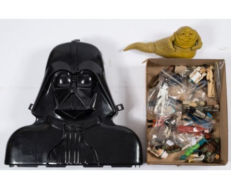 A group of Kenner/Palitoy Star Wars 3 /34 inch action figures:, including Obi Wan Kenobi, Darth Vader, Greedo and others, tog