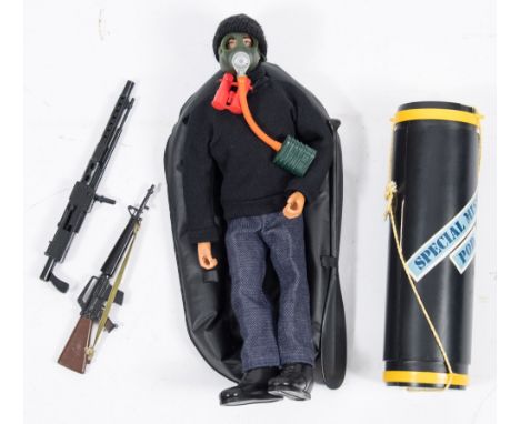 An Action Man Sabotage figure together with 'Special Mission Pod':,(2) 