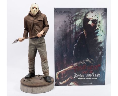 A Sideshow 1/4th scale Friday The 13th Part II figure 'Jason Voorhees':, (incomplete)