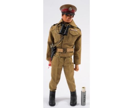 A Palitoy Action Man 17th/21st Lancers British Army Major:. with 'Eagle eyes'