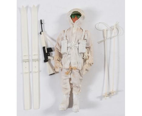 An Action Man flock hair Royal marine in  Mountain and Arctic uniform:., (2)