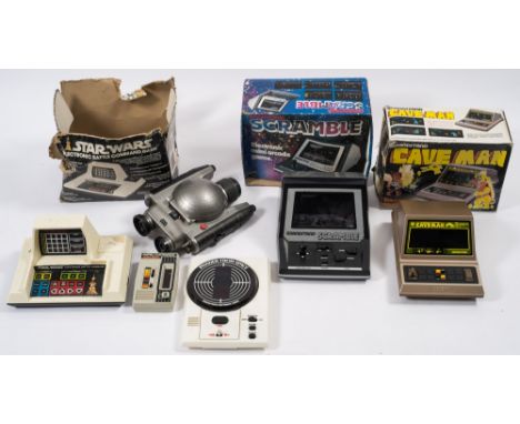 Kenner Star Wars' Electronic Battle Command Game':, in remains of original box, together with a pair of Tiger Star Wars binoc