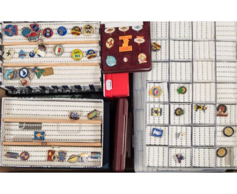 A collection of 1960s and later Butlin's Holiday Camp enamel badges and Butlin's Loyalty Club Badges:, various locations incl