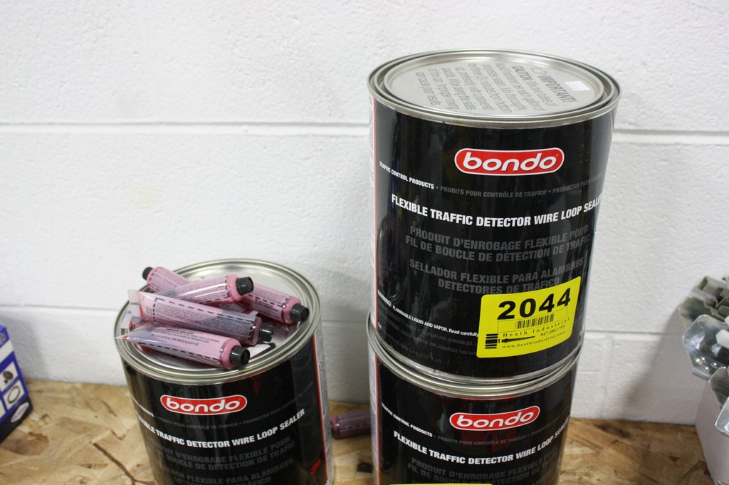 (3) GALLONS BONDO FLEXIBLE TRAFFIC DETECTOR WIRE LOOP SEALER