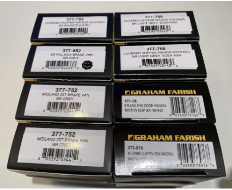 8x Graham Farish N Gauge Wagons
