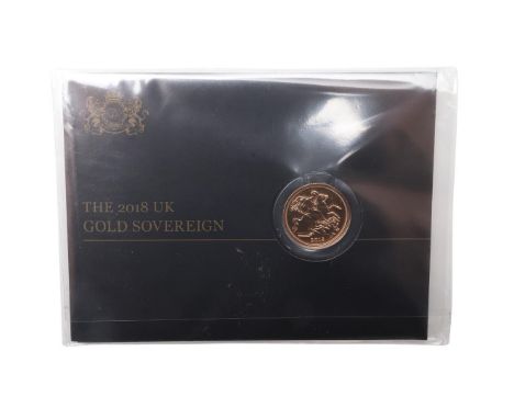 AN ELIZABETH II SOVEREIGN, 2018. An Elizabeth II Sovereign, crowned bust r. reverse St. George and the Dragon, dated 2018. In
