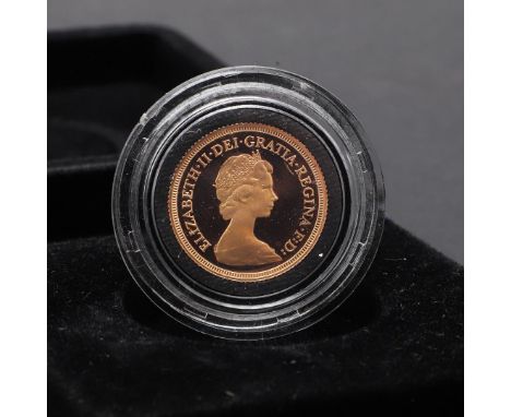 AN ELIZABETH II PROOF SOVEREIGN, 1979. An Elizabeth II Proof Sovereign, crowned bust r. Reverse St George and the Dragon, dat