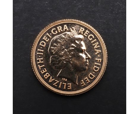 AN UNCIRCULATED ELIZABETH II SOVEREIGN, 2015. An uncirculated Elizabeth II Sovereign, crowned bust r. reverse St. George and 