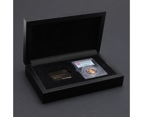 AN ELIZABETH II 'FIRST STRIKE' SOVEREIGN, 2013. An Elizabeth II Sovereign, crowned bust r. Reverse St George and the Dragon, 