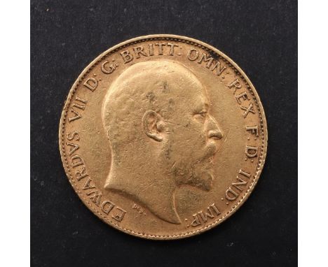 AN EDWARD VII HALF SOVEREIGN, 1903. An Edward VII Half Sovereign, bust r, St George and the Dragon reverse, dated 1903. *CR  