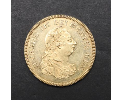 A GEORGE III BANK OF IRELAND PROOF SIX SHILLINGS, 1804. A Bank of Ireland gilt proof six shilling piece, Laureate and draped 