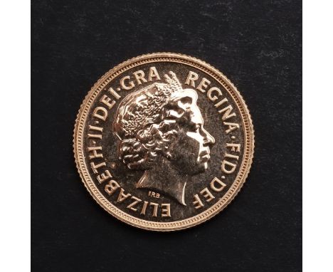 AN UNCIRCULATED ELIZABETH II SOVEREIGN, 2015. An uncirculated Elizabeth II Sovereign, crowned bust r. reverse St. George and 