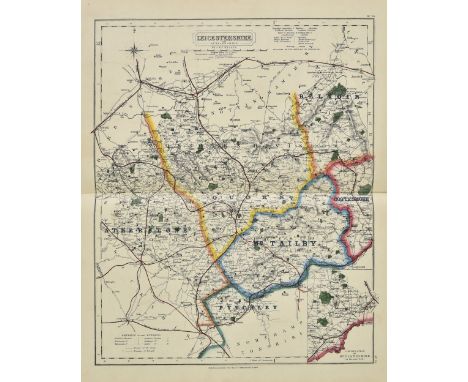 Walker (J. &amp; C., publisher). Hobson's Fox-Hunting Atlas; Containing Separate Maps of Every County in England and the Thre