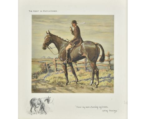 * Payne (Charles Johnston 'Snaffles'), The Gent in a Ratcatcher , 'I have my man cleaning my 'osses, not my breeches', circa 