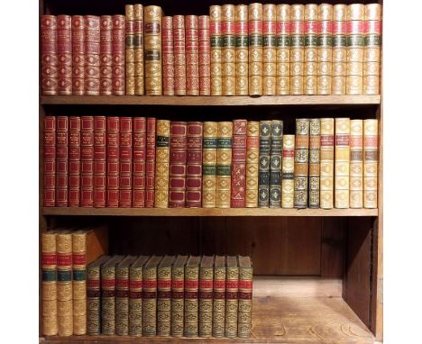 Bindings . The Works of Walter Pater, 9 volumes, by Walter Pater, 1900-01, top edge gilt, some light spotting &amp; marks, un