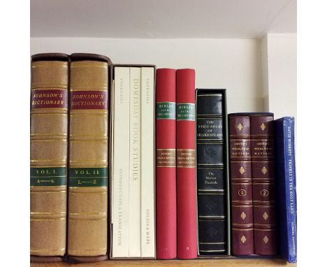 Johnson (Samuel) . A Dictionary of the English Language:..., 2 volumes, limited edition 116/1000, 2006, Folio Society, publis