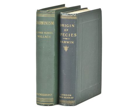 Wallace (Alfred Russel). Darwinism. An Exposition of the Theory of Natural Selection with some of its Applications, 1st editi