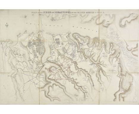 Crimean War. Plans of the Siege of Sebastopol, Engineers Operations, Maps and Plans, 1862, i ndex list and twenty (complete a