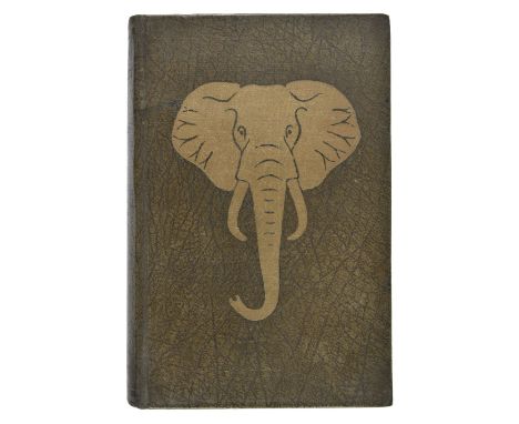 Blunt (David Enderby). Elephant, 1st edition, 1933, half-tone illustrations, advertisements at end, original cloth, spine let