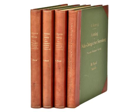 König (Alexander). Katalog der Nido-Oologischen Sammlung (Vogeleiersammlung) im Museum Alexander Koenig in Bonn a. Rhein, Bon