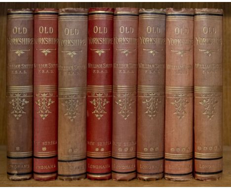 Smith (William, editor). Old Yorkshire, 8 volumes (1st &amp; 2nd series), Longmans , Green, 1881-91, wood-engraved plates and