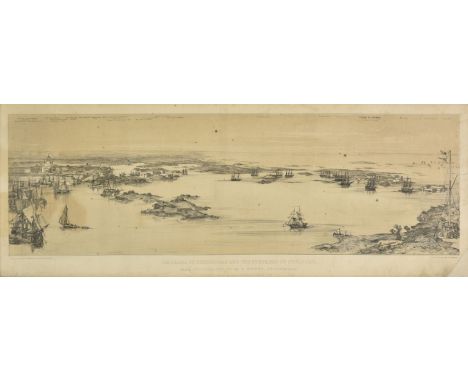 * Helsinki. Stanford (Edward, Publisher), Panorama of Helsingfors and the Fortress of Svéaborg from photographs by M. V. Wrig